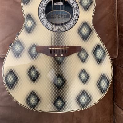 Ovation CC57 Celebrity 1980s - Snakeskin Rare Finish | Reverb