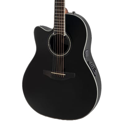 Ovation Celebrity Traditional CS24L-5G LH A/E Guitar - Black image 3
