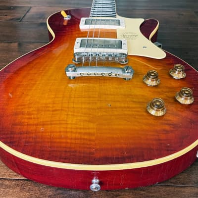 Heritage Custom Shop Core H-150 Guitar Aged Dark Cherry Burst HC1230436 image 5
