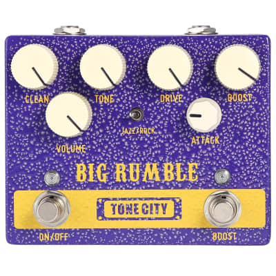 New Tone City Big Rumble Overdrive & Boost Guitar Effects Pedal image 2
