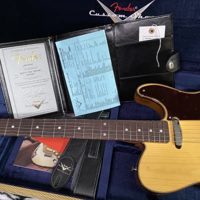 OPEN BOX 2023 Fender Artisan Knotty Pine Telecaster Tele Thinline Custom Shop - Aged Natural - Authorized Dealer - 5.7lbs - In-Stock! G01357 - SAVE! image 13