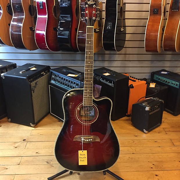 Oscar Schmidt OG2CEF Acoustic/Electric Guitar Reverb