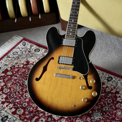 1981 Tokai ES100R Sunburst w/OHSC, Japan, ’59 ES-335, Long Guard, MIJ, Lawsuit, Lacquer image 4
