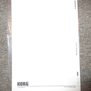 Used Korg  Karma Music Workstation Owner's Manual image 2