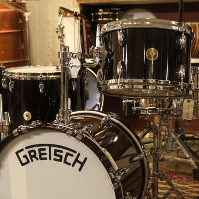 Gretsch USA Custom/Broadkaster 18x14, 12x8, 14x14 2010s - Dark Walnut Gloss for sale
