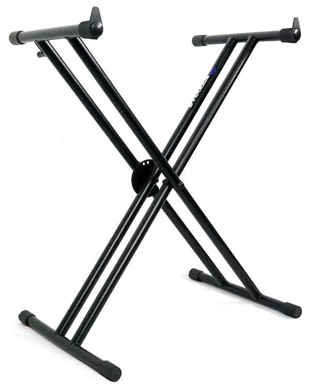 Rockville RKS30X Double X Braced DJ Controller Stand+Push | Reverb