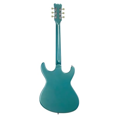 Eastwood Guitars Sidejack DLX - Metallic Blue - Deluxe Mosrite-inspired Offset Electric Guitar - NEW! image 5