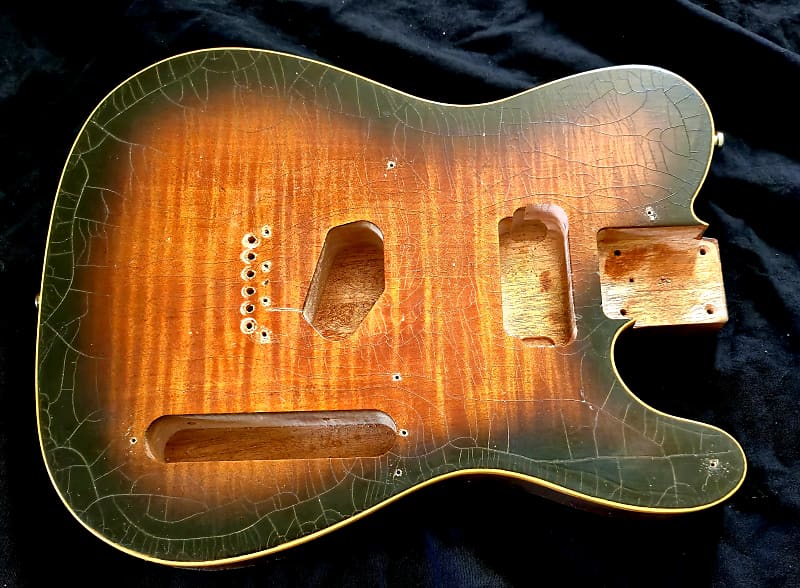 Mahogany Telecaster Body Relic Aged image 1