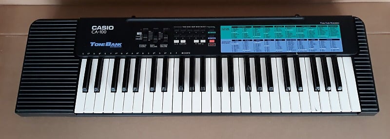 Casio CA 100 Used Portable Electronic Keyboard No Power Cord Tested Great Price 2022