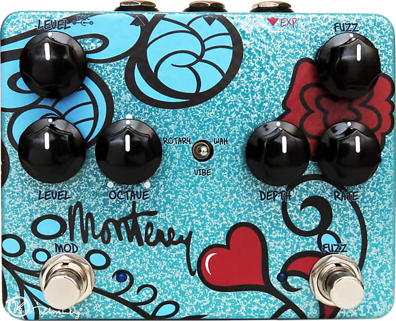 Keeley Monterey Rotary Fuzz Vibe Effects Pedal image 1