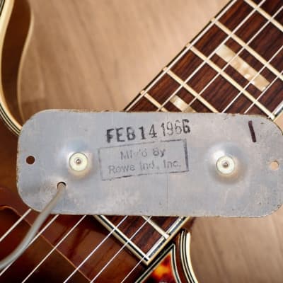 1966 Harmony H76 Vintage Electric Guitar 100% Original w/ DeArmond Gold Foils, Bigsby B3 & Case image 20