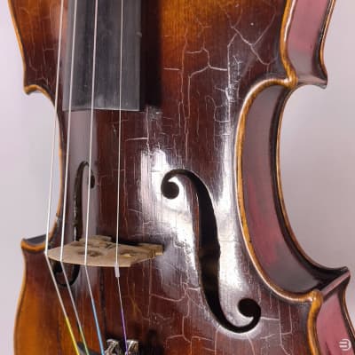Anonymous German Violin - Possible Widhalm School - 19th Century - LOB: 358 mm - w/ Neck Graft image 18
