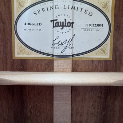 Taylor 410ce LTD Spring Edition 2013 - Natural image 7
