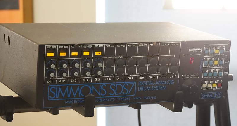 Simmons SDS7 Digital-Analog Drum System 1983 | Reverb