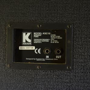 Kustom Audio KSC10 10" Monitor Passive PA Speaker image 8
