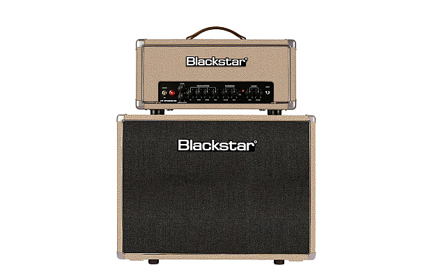Blackstar HT Studio 20H 20-Watt Amp Head w/ HTV-212 2x12 Cab Stack Bronco  Tan | Reverb