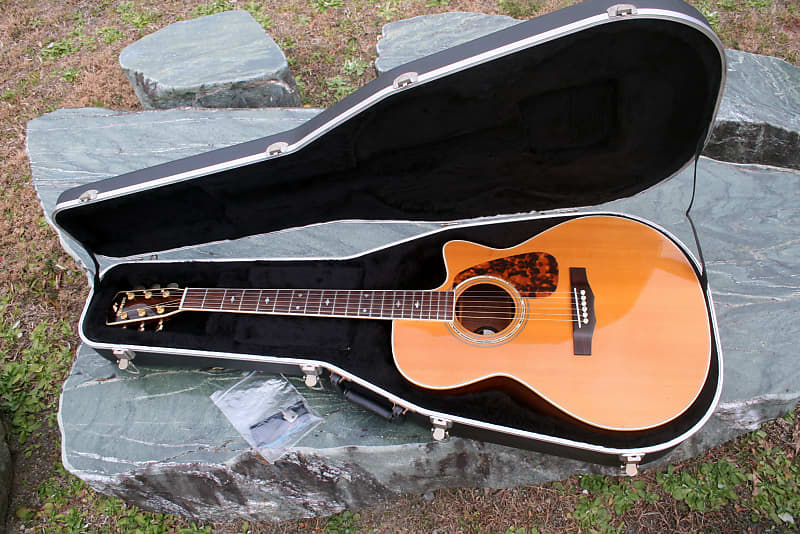 Morris Rumbler WA-808 Brazilian Rosewood Guitar with Cutaway 2000  Natural+Original Flight Case FREE