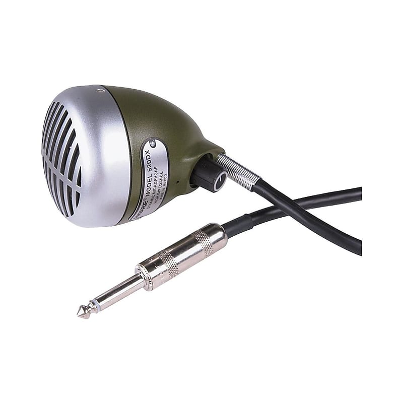 Shure   520 Dx Green Bullet Microfono Per Armonica image 1