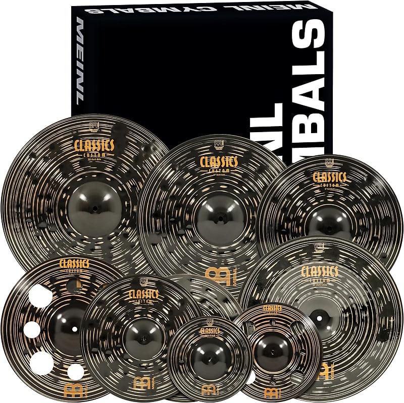 Meinl Classics Custom Dark Expanded 8 pieces Cymbals Set - | Reverb