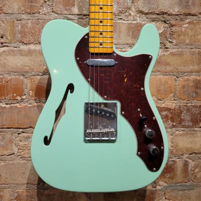 Fender Thinline 60's Telecaster Electric Guitar Surf Green | American Original | V1974245 | Guitars In The Attic for sale