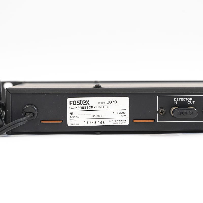 Fostex MODEL 3070 / フォステクス コンプレッサー リミッター