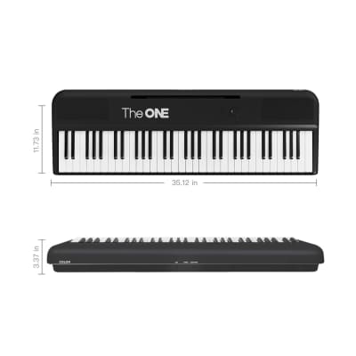 Smart Keyboard Color 61 Lighted Keys Piano Keyboard, Electric Piano For Beginners With 256 Tones, 64 Polyphony, Built-In Led Lights And Free Apps (Black) image 6