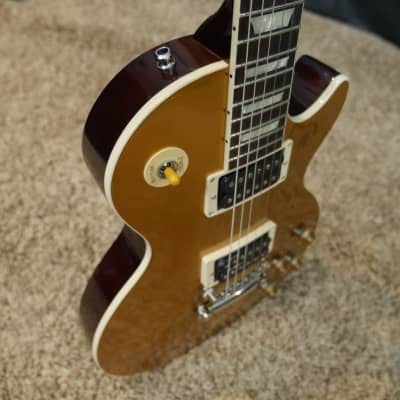 Video! LEAKED 2020 Gibson Slash 50s Les Paul Standard Darkback Goldtop "Prototype" image 23