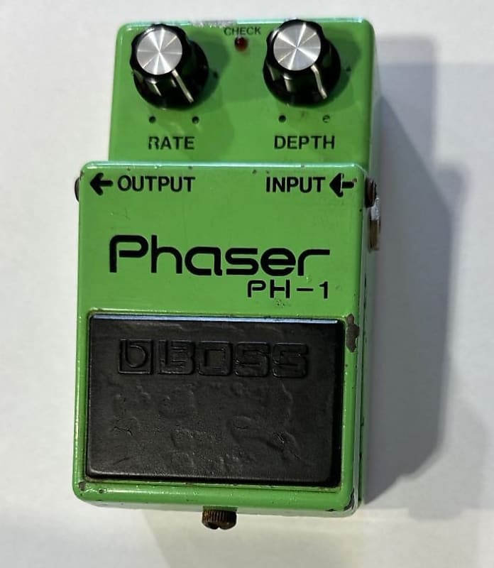 Boss Japan PH-1 Phaser (Black Label) March 1981 - Green | Reverb