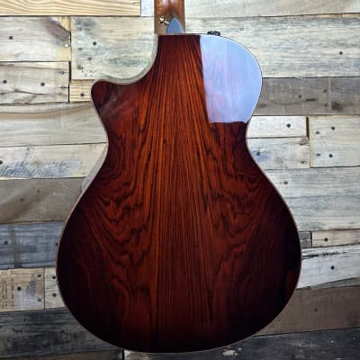 Taylor Taylor Custom Cocobolo Grand Concert Acoustic-Electric Guitar Shaded Edge Burst 2020’s - Shaded edgeburst image 5