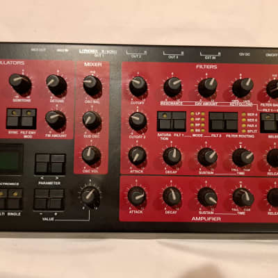 Access Virus A Desktop l Synthesizer 2000s - Black / Red image 4