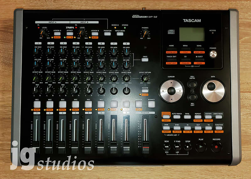 TASCAM DP-02 Digital Portastudio 8-Track Recorder