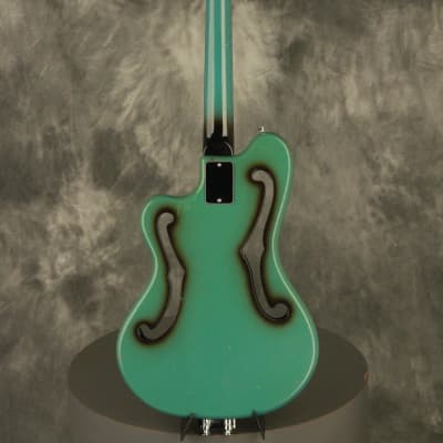 RARE 1960's Ampeg AEB-1 Scroll Bass original BLUE + BLACK!!! image 17
