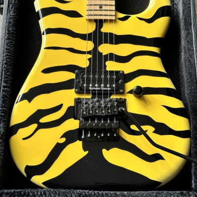 1996 ESP Custom Shop M-1 George Lynch Yellow Tiger image 18