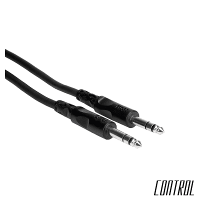 1/4" TRS to 1/4" TRS Cable - 5ft image 1