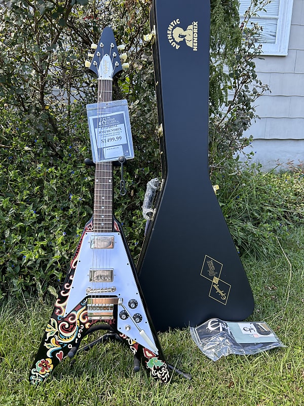 Epiphone Jimi Hendrix Love Drops Flying V w/ hardcase 2024