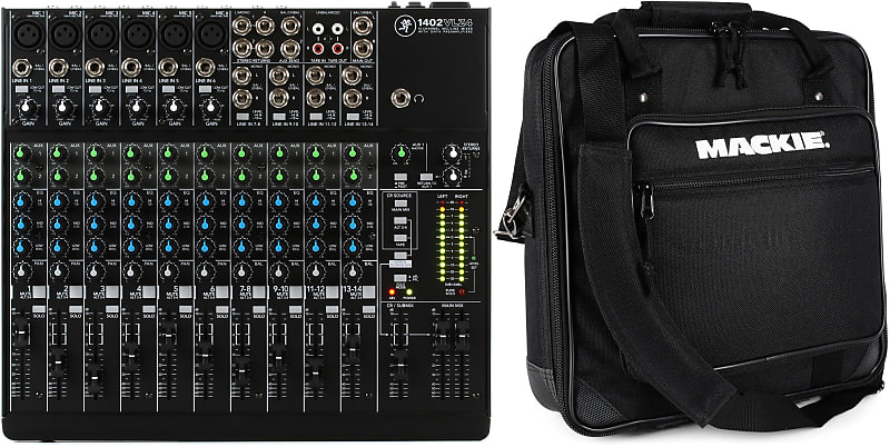 Mackie 1402VLZ4 14-channel Mixer Bundle with Mackie 1402-VLZ | Reverb