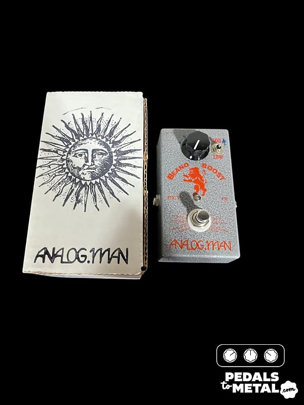 Analogman Beano Boost Treble Booster Pedal | Reverb