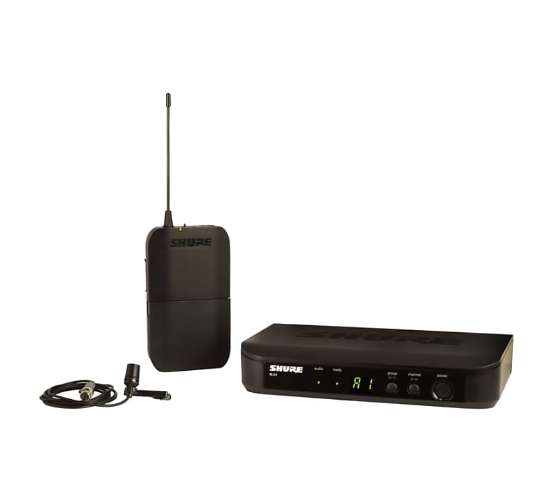 Shure BLX14 Wireless Microphone System with Cardioid Lapel and Body Pack Transmitter image 1
