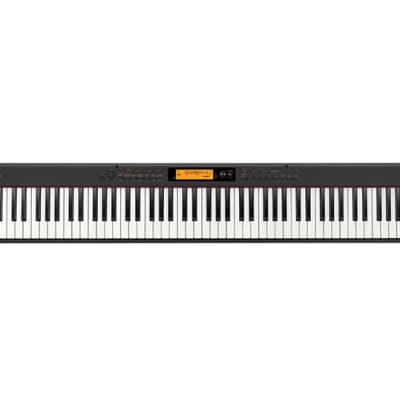 Casio CDP-S360 88 Key Digital Piano w/Power Supply, Sustain Pedal, and Music Rest