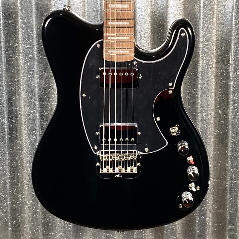 G&L USA BTO Espada HH Active Jet Black Guitar & Bag #2122 image 1