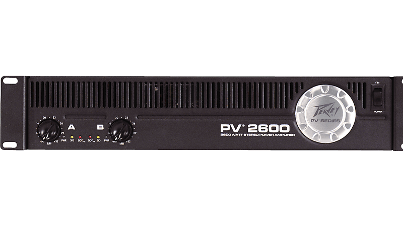 PEAVEY GPS-2600 パワーアンプ Peavey GPS 2600 Stereo 2600w Rack Unit Power Amplifier