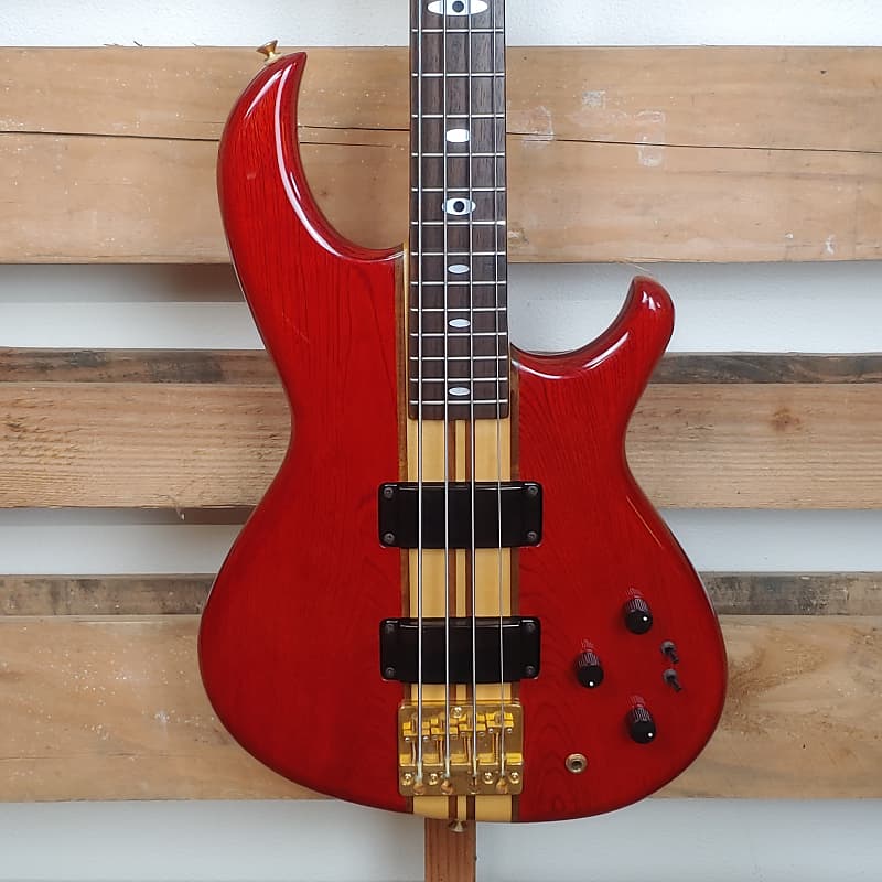Aria Pro II SB-RSZ/PR Rudy Sarzo signature model Bass Red Luthier Project