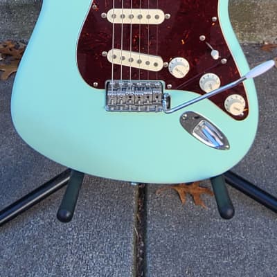 2008-2009 Fender Classic 50's Series Stratocaster Surf Green MIM w Hard Case~Price Drop image 5