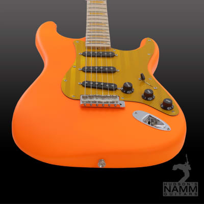 2018 Fender NAMM Display Masterbuilt Road Cone Glow On Stage  NOS Stratocaster  D Galuszka  BrandNew image 3