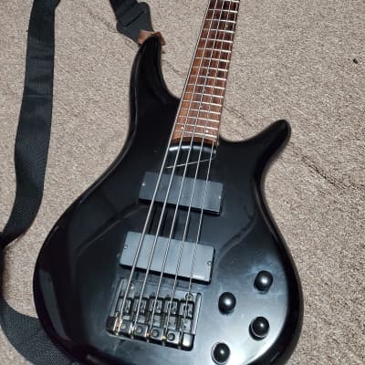 1999 MIJ Japanese Ibanez SDGR SR 885 5 String Active Bass Guitar 3 Band Vari-Mid EQ  with hard case image 9