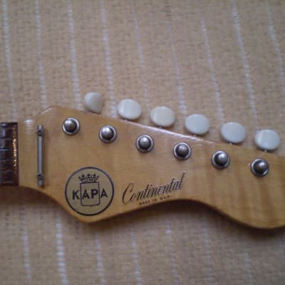 '60's Kapa Continental Flamed Neck w/Tuners image 2