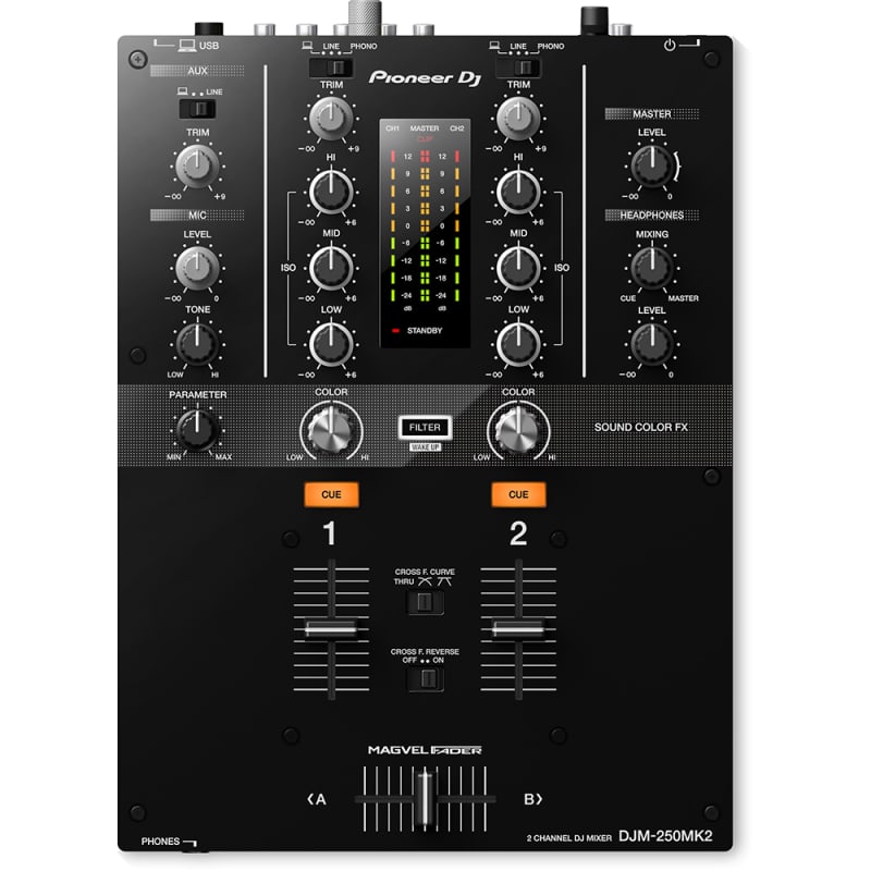 Pioneer DJM-700-K 4-channel professional digital DJ mixer (black 