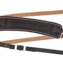 Genuine Fender® Standard Vintage Inspired Black Leather Strap #0990689000