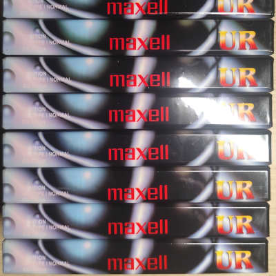 x10 - OLD-NEW SEALED AUDIO TAPES MAXELL UR 90 MIN - CASSETTE | Reverb