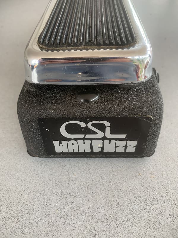 Colorsound Wah Fuzz Pedal 1976 Black Chrome